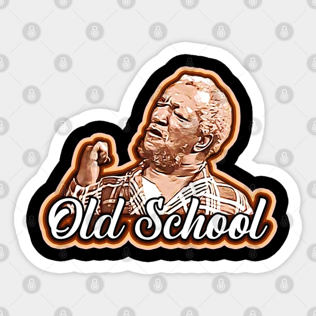 Old School Sticker by AlexMooreShop